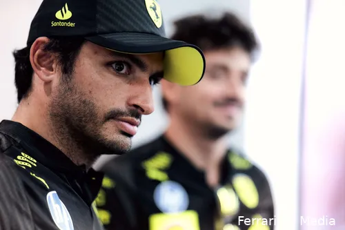 <i>Nagenoeg gelijke tijden bij Ferrari.</i>