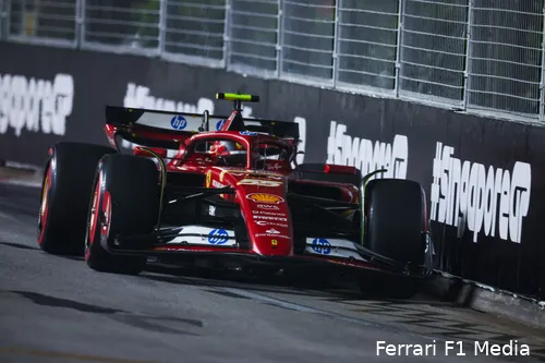 Sainz parkeerde zijn auto in de muur in Q3 en veroorzaakte een rode vlag.