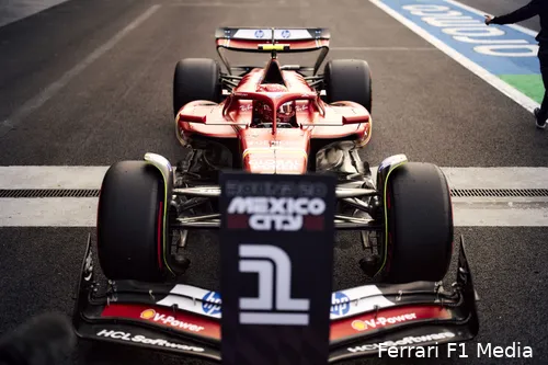 Sainz na het veroveren van pole.