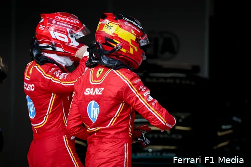 charles leclerc carlos sainz vrijdag cota ferrari sprintweekend 2024