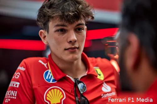 <i>Oliver Bearman kwam naar Brazilië als reserve bij Ferrari, maar rijdt nu voor Haas.</i>