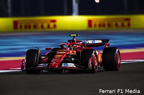 carlos sainz gp qatar 2024 ferrari zaterdag