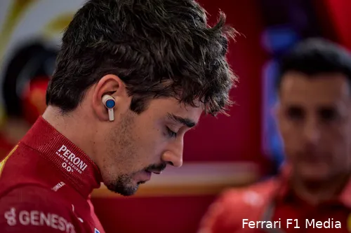 <i>Charles Leclerc baalde van het feit dat hij Ferrari in 2024 de wereldtitel niet heeft kunnen bezorgen.</i>