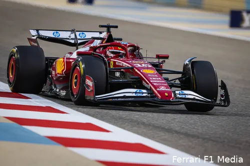 charles leclerc ferrari testdag 3 bahrein 2025