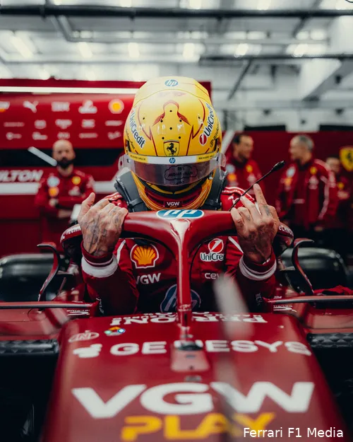 lewis hamilton ferrari testdag 1 bahrein 2025 4