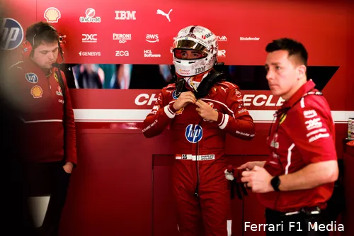 charles leclerc china 2025 zaterdag ferrari