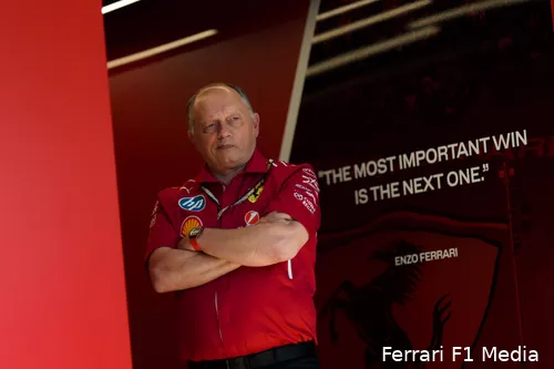 frederic vasseur 2025 melbourne f1 ferrari