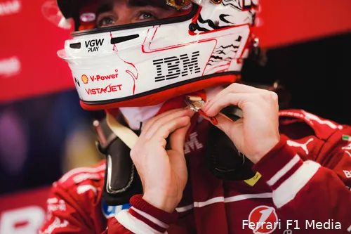 charles leclerc helm japan 2025 ferrari 128314