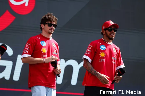 ferrari charles leclerc lewis hamilton gp saoedi arabie 2025 zaterdag