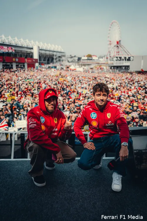 lewis hamilton charles leclerc japan 2025 12812 1 fans