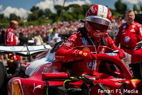 ferrari charles leclerc gp emilia romagna imola 2025 zondag 2