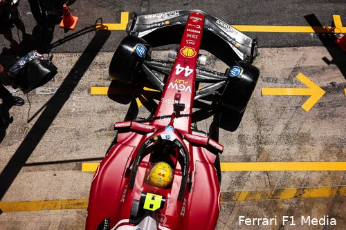 <i>Hamilton heeft het ritme nog niet gevonden.</i>