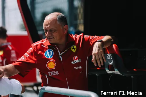 fred vasseur ferrari 2025 miami zaterdag