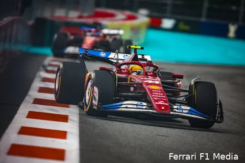 lewis hamilton charles leclerc 2025 miami race
