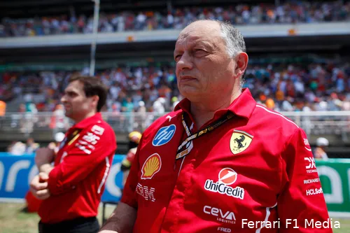 fred vasseur ferrari gp spanje 2025 zondag