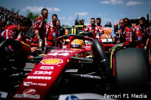 lewis hamilton ferrari canada race 2025