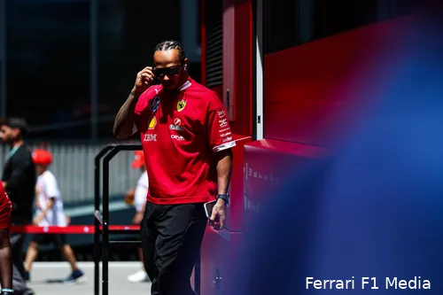 lewis hamilton ferrari gp spanje 2025 zondag