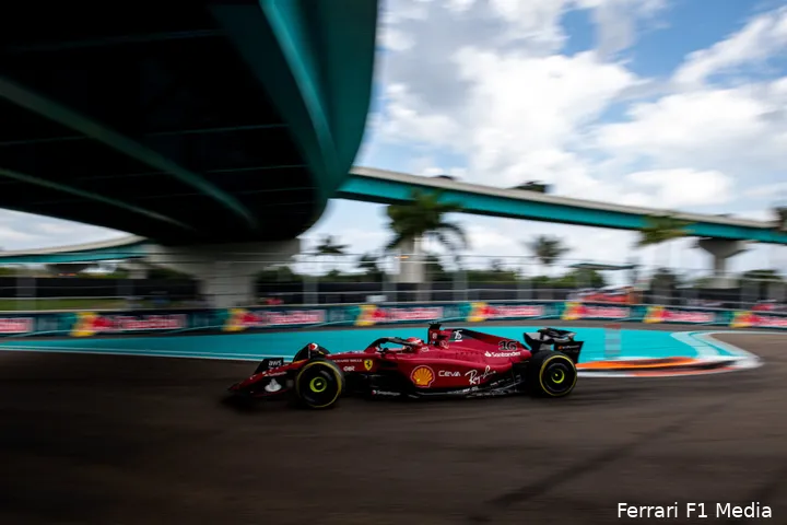 <i>Miami zal volgend jaar één van de drie races in Amerika, wat bijdraagt aan de uitbreiding van de kalender. (Foto: Ferrari F1 Media)</i>