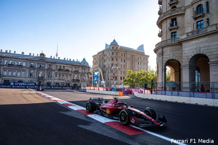 Leclerc pakte twee keer de poleposition, maar geen overwinning in Bakoe.