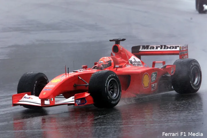michael schumacher ferrari brazilie 2001
