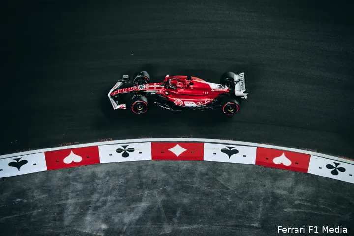 leclerc lasvegas sf 23 ferrari