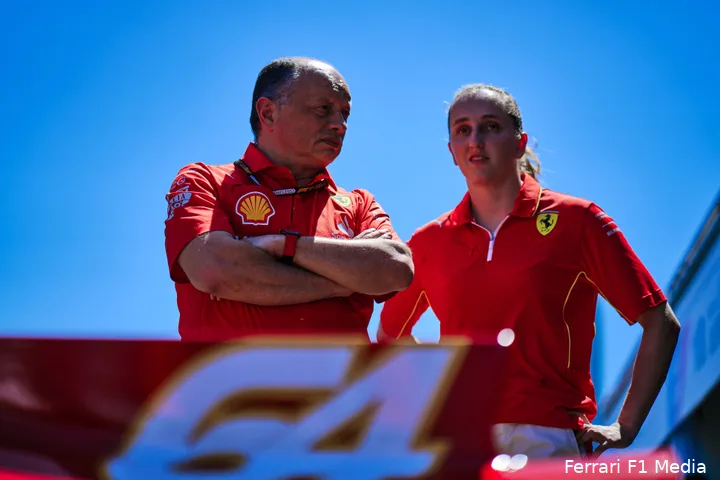 Meer ondersteuning en toewijding aan het bevorderen van vrouwelijk talent. (Foto: Ferrari F1 Media)