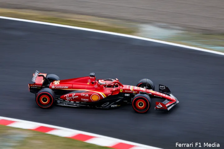 sainz leclerc japan 2024 ferrari kwalificatie