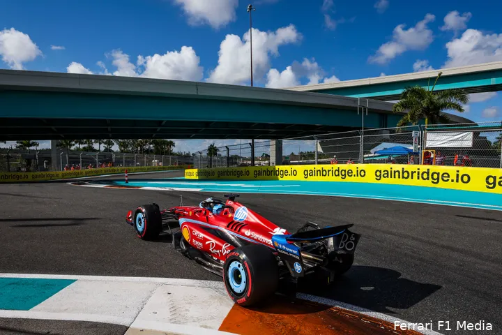 charles leclerc 16 ferrari sf 24 miami livery 2