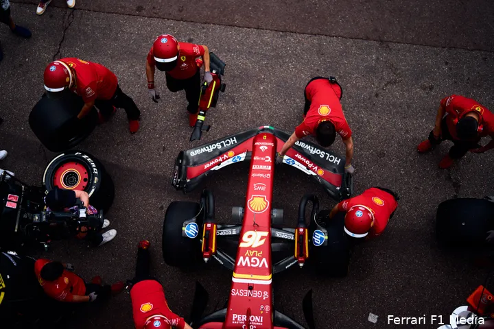 <i>Charles Leclerc is de favoriet voor poleposition.</i>