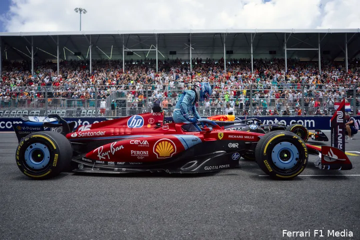charles leclerc miami 2024 ferrari