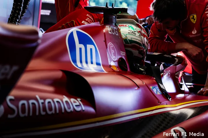 <i>Charles Leclerc was de snelste man van de dag.</i>