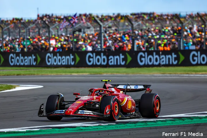 <i>Ferrari begint sterk aan het weekend.</i>