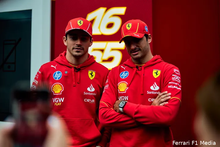 charles leclerc carlos sainz ferrari groot brittannie vrijdag 2024 4