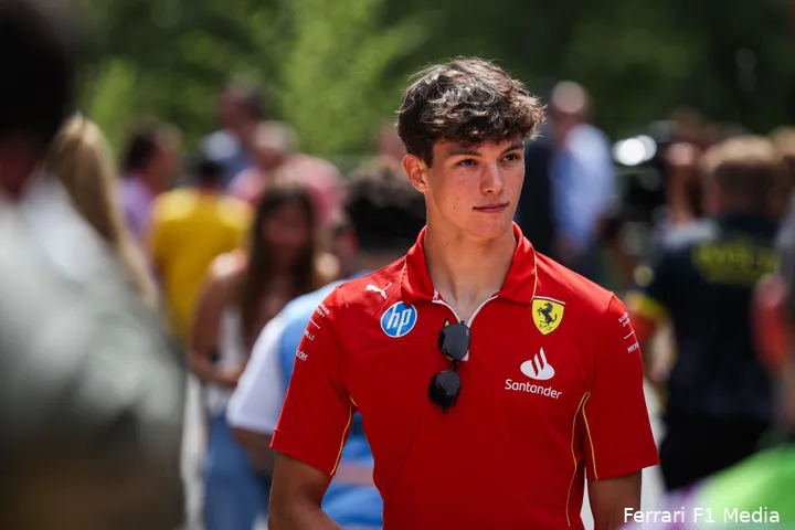 oliver bearman ferrari vrijdag gp belgie 2024