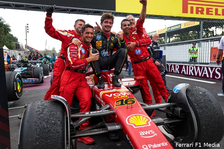 charles leclerc monza zondag 8
