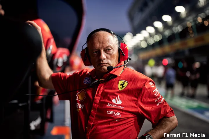 ferrari fred vasseur singapore gp zondag 2024