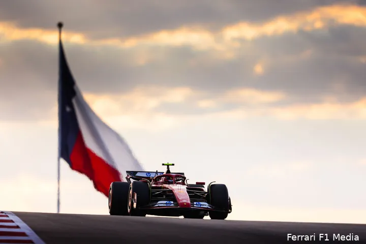 <i>Ferrari was in de Verenigde Staten het snelste team. (Foto: Ferrari F1 Media)</i>