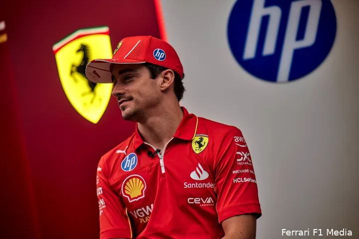 charles leclerc mediadag brazilie donderdag ferrari 2024