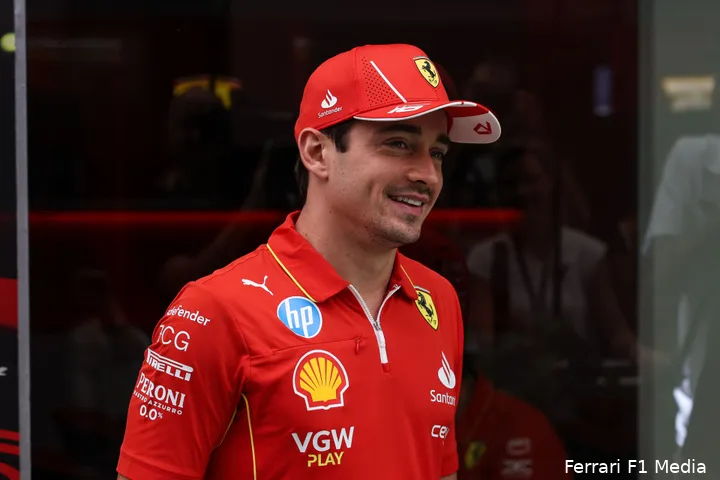 charles leclerc mediadag brazilie donderdag ferrari 2024