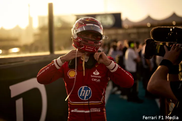 <i>Leclerc kan het kampioenschap winnen.</i>