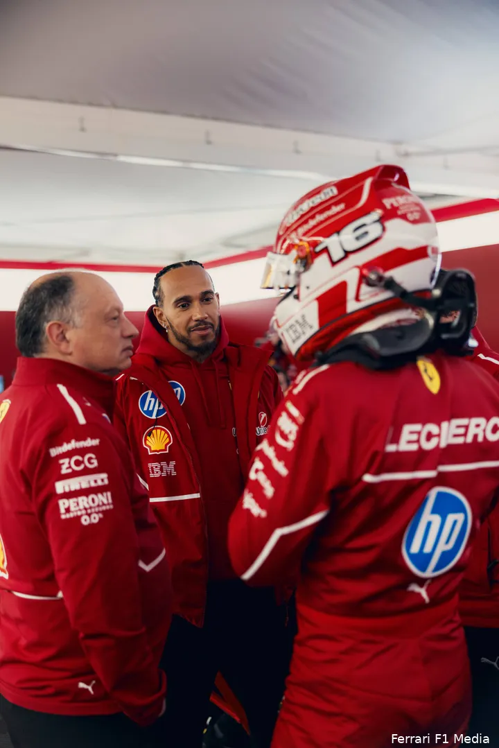lewis hamilton sf 25 charles leclerc scuderia ferrari lh fiorano 84026e8e 204d 4bb6 8a97 4fde0ff1e495 frederic vasseur