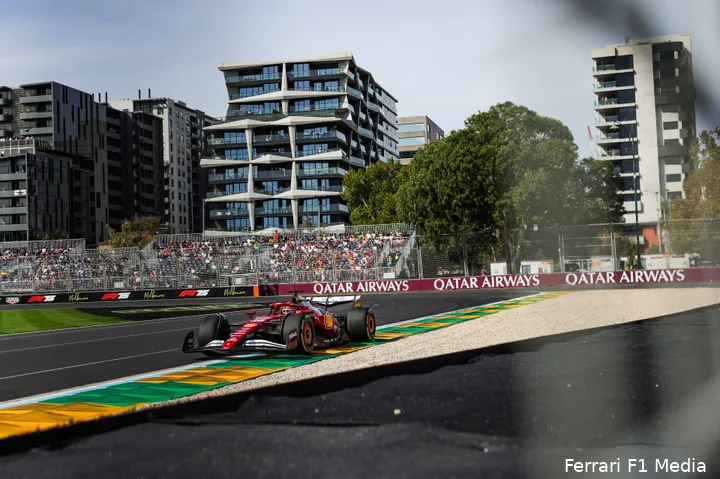 <i>De Ferrari-coureurs verschillen niet veel in gemiddelde rondetijd bij de longruns.</i>