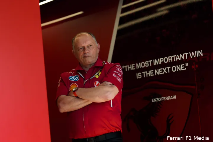 frederic vasseur 2025 melbourne f1 ferrari