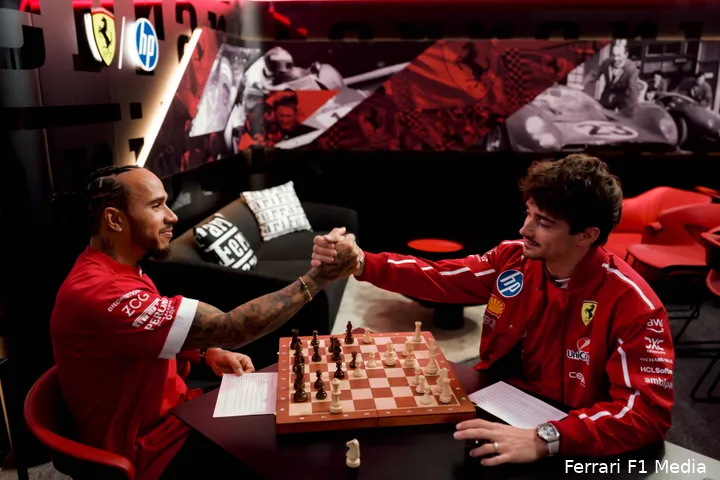 lewis hamilton ferrari melbourne 2025 kwalificatie charles leclerc leuk