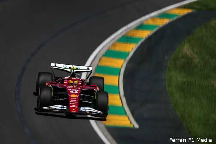 <i>Hamilton start de race morgen vanaf P8.</i>