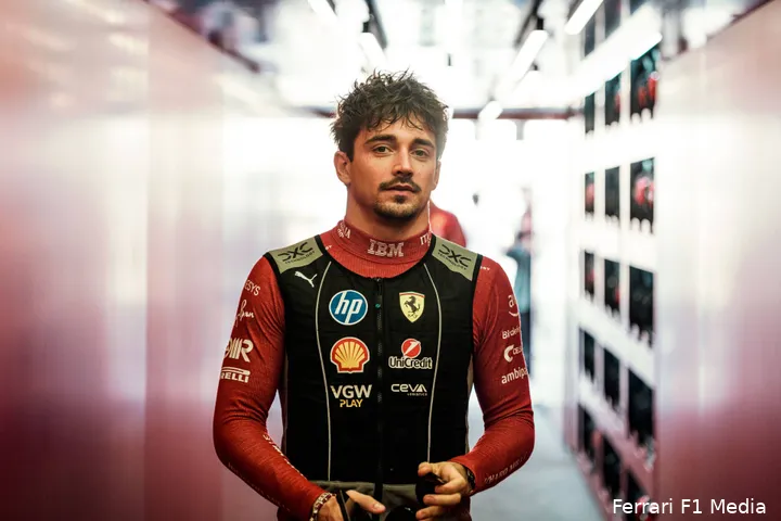 charles leclerc ferrari bahrein 2025 training