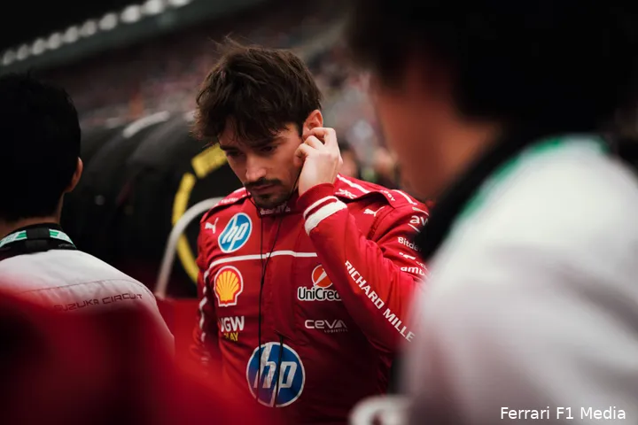 <i>Leclerc geeft aan dat Ferrari gewoon niet snel genoeg is.</i>