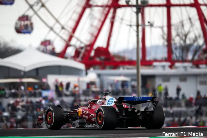 <i>Charles Leclerc haalt het maximale uit de matige Ferrari.</i>