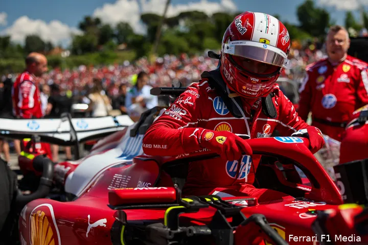 ferrari charles leclerc gp emilia romagna imola 2025 zondag 2