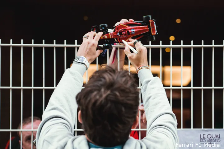 ferrari charles leclerc gp monaco 2025 zaterdag autootje